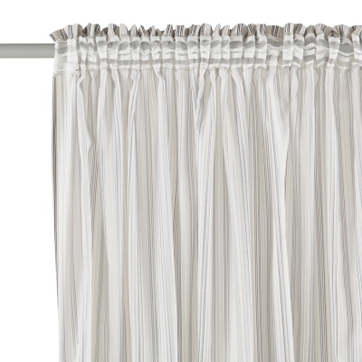 white curtains